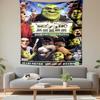 Shrek Final Chapter Tapestry Wall Hanging, Shrek Forever After Movie Poster, Family Wall Decor for Bedroom Living Room Dorm