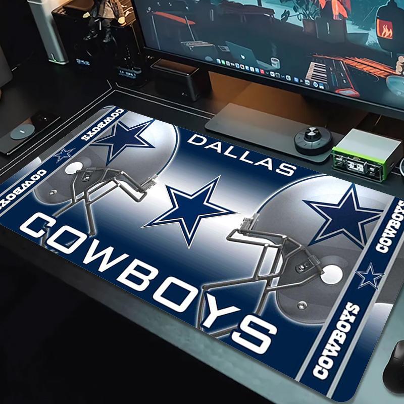 Dallas Cowboys Color Mouse Pad Large Gaming Table Cushion Non-slip Laptop Tablet Big Mousepad XXL Mat Mini PC Playmat With Lock edge