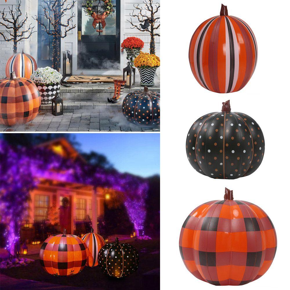 

Yard Party Decoration Props Halloween Pumpkins Balloons Lantern Glowing