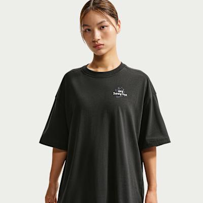 Nike Quick Dry T Shirts Women s Black Crew Neck Moderate S