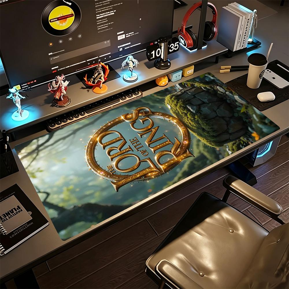 Lord Rings Gaming Mouse Pad Gamer Mousepad HD Print Desk Pad Non-Slip Rubber Base Suitable for Office Gaming PC Laptop