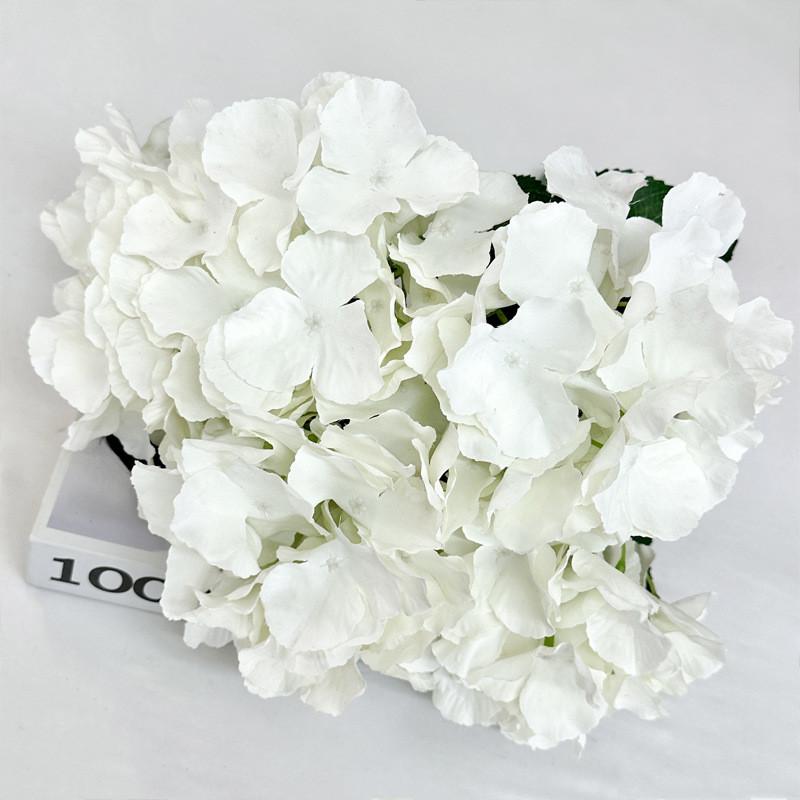

Hydrangea Plants Simulated Wedding Hotel Restaurant Decoration Desktop Ornament Cream White