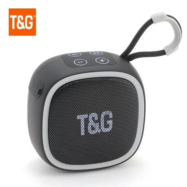 T&G Mini Wireless Powerful IPX4 Waterproof Bluetooth Speaker TWS Bluetooth 5.3 Sound Box HIFI Loudspeaker Support TF Card Radio