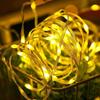 LED String Lighs Battery USB Powered Outdoor Copper Wire Fairy Lights Christmas Garland For New Year Party Home Wedding Garden Decoration