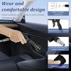 Car Interior Air Blow Gun Tornador Cleaning Blower High Pressure Air Duster Car Detailing Dirt Tool with Nozzle and 5 Brush Head