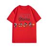 Disney Mickey Mouse Men's Casual Cartoon Print Short Sleeve T-Shirt Summer Casual Unisex Couples T-Shirt Y2k Parent-Child Outfit