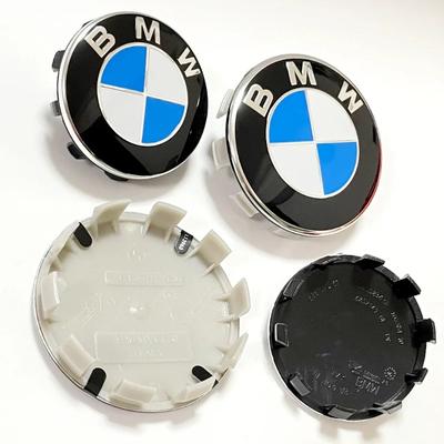 4PCS BMW Wheel Center Caps 68mm 56mm Blue White Hubcap For BMW E46 E90 E30 F10 F30 X5 X3 E39 F25 E60 E91 E87 M Car Accessories