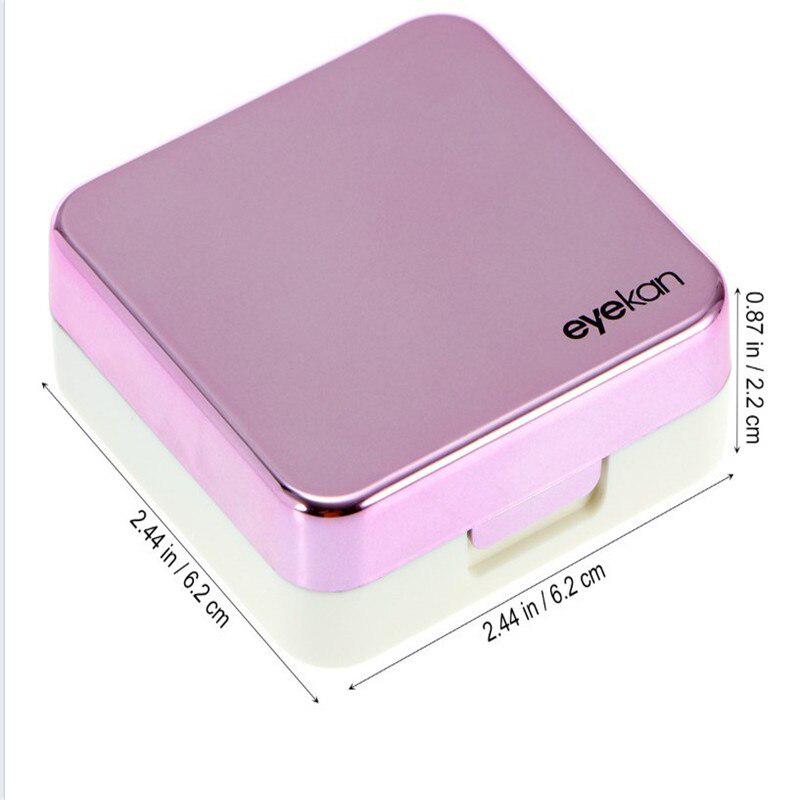 Colored Contact Lens Case with Mirror Colored Lenses Box Eyes Contact ...
