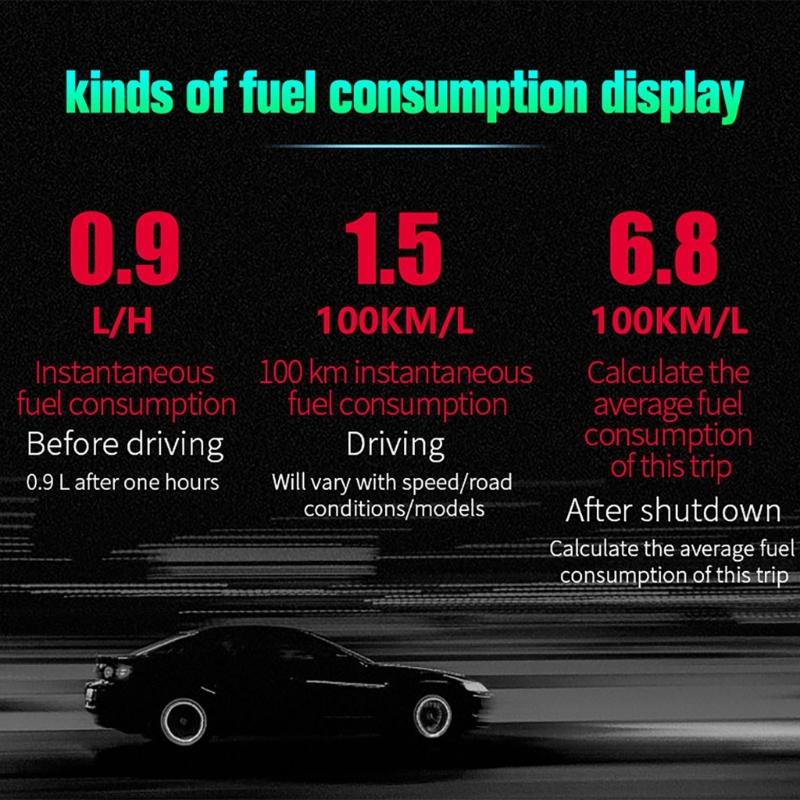 Windshield Projector Meter Car Speedometer Tachometer Head Up Display for Car