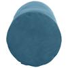 Bolster Cushions 2 Pieces Blue Ø 15 x 40 cm Cord Fabric
