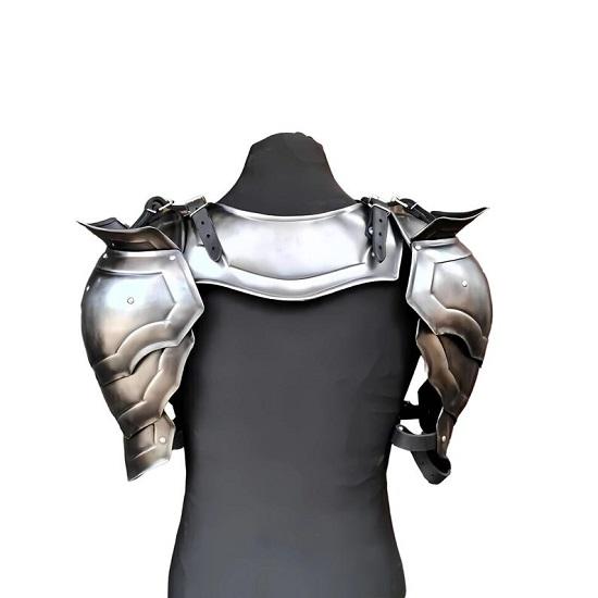 

Medieval Shoulder Guard Armor Knight Larp Reenactment Halloween Prop Costume Cosplay