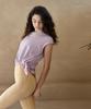Debiweeo Miley Slit Cap Sleeve Devi-Ts0036-Lavender