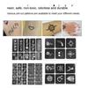 Semi Permanent Small Tattoo Stencil Airbrush Temporary Templates