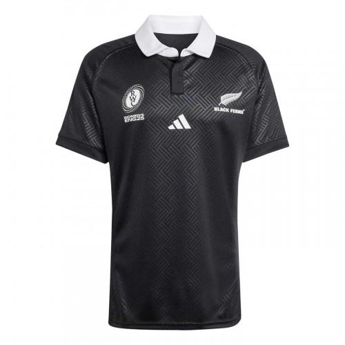 Adidas Mens 2025 Black Ferns Rugby Jersey