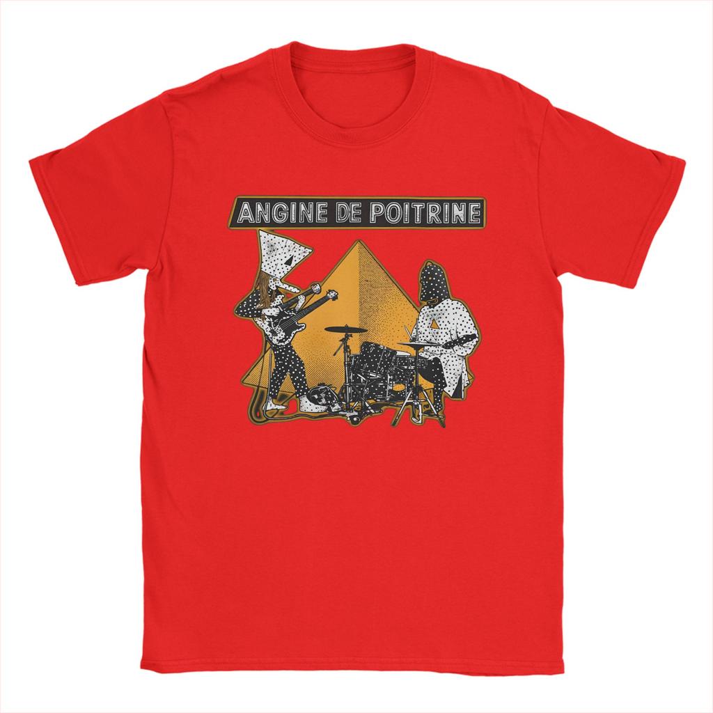 Angina di Petto T-shirt Estiva Cotone Puro T-shirt per Unisex Casual T-shirt Manica Corta Stile Streetwear T-shirt