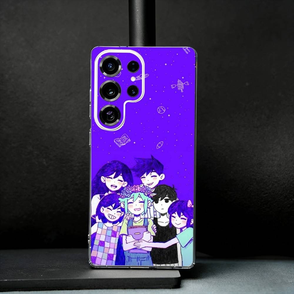 

O-Omori Game Phone Case For Samsung S25,S24,S21,S22,S23,S30,Ultra,S20,Plus,Fe,Note,10,9,5G Transparent Cover Samsung S30plus5G