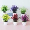Artificial Bonsai High Simulation Ornamental Realistic Artificial Bonsai Fake Flower Potted Ornament for Hotel