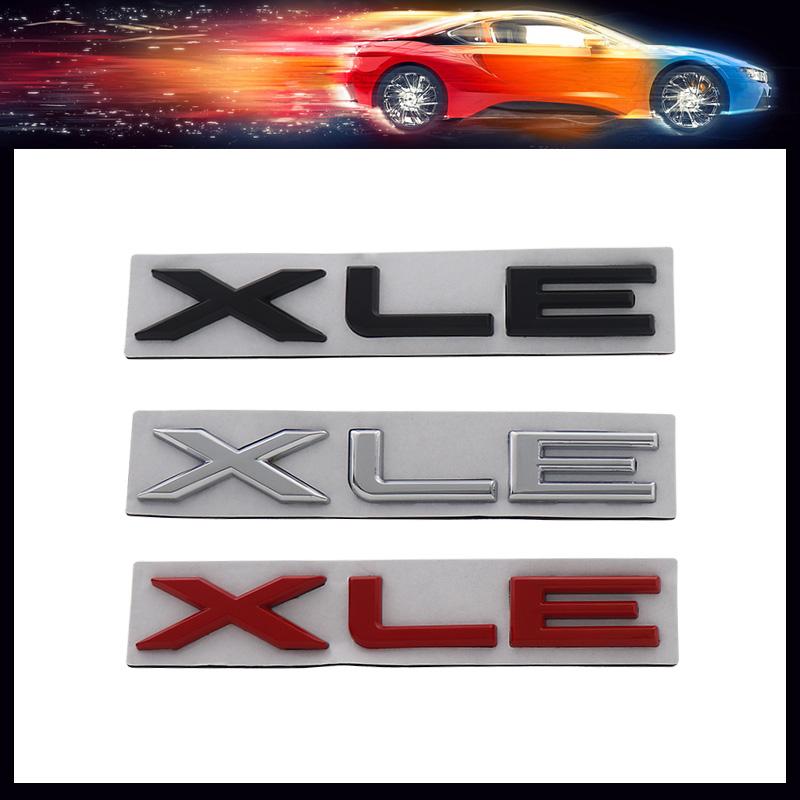 3D Premium XLE for car Tailgate Fender trunk Rear Bonnet Decal Emblem Badge Sticker Accessories