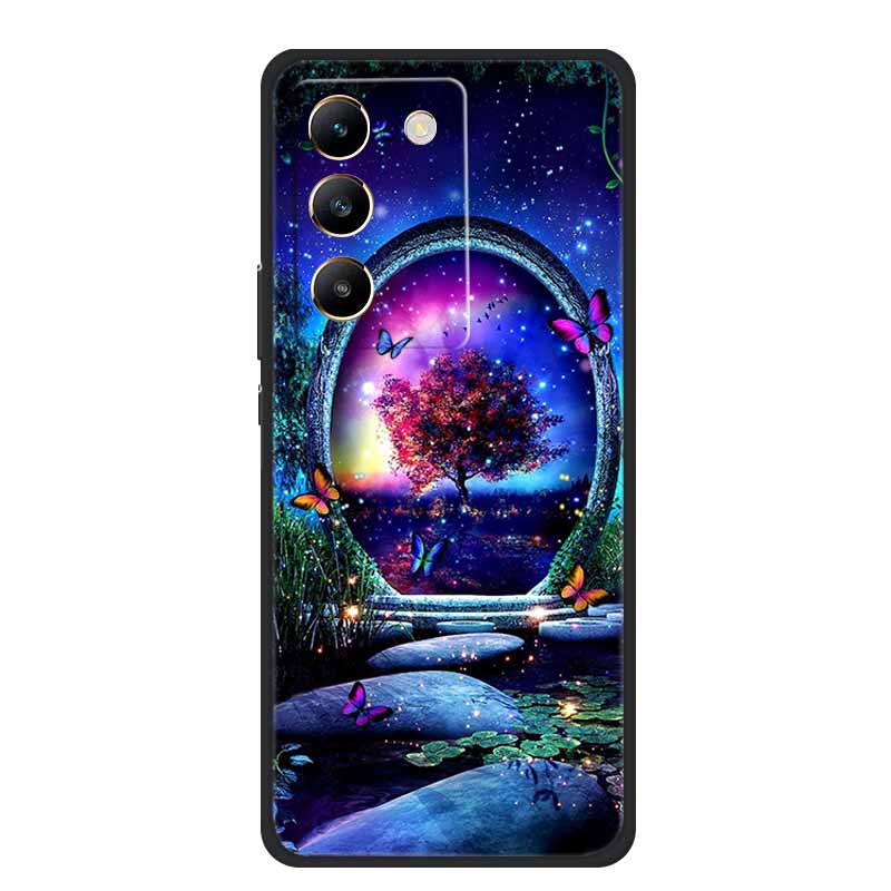 Phone Case For Vivo V30 Lite 4G Back Cover Case Shockproof Black Silicone Soft Funda For Vivo V30 Lite Case 6.67" V 30 Lite Capa