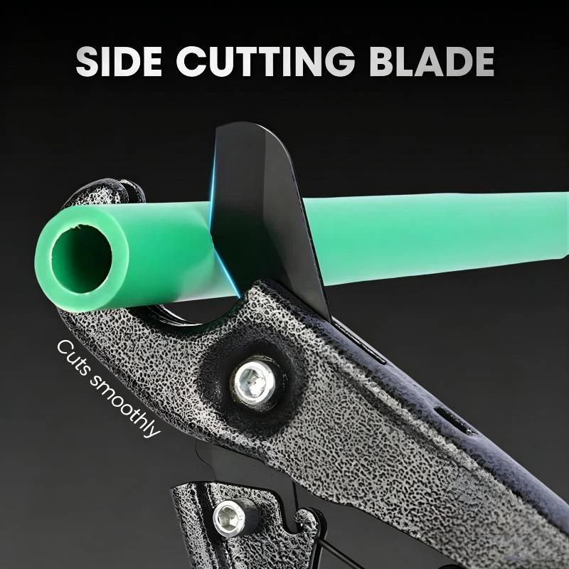 Professional Heavy Duty Plastic Pipe Cutter Sharp Blade Large Diameter Durable Grip Handle for Industrial Pipe Cutting one size