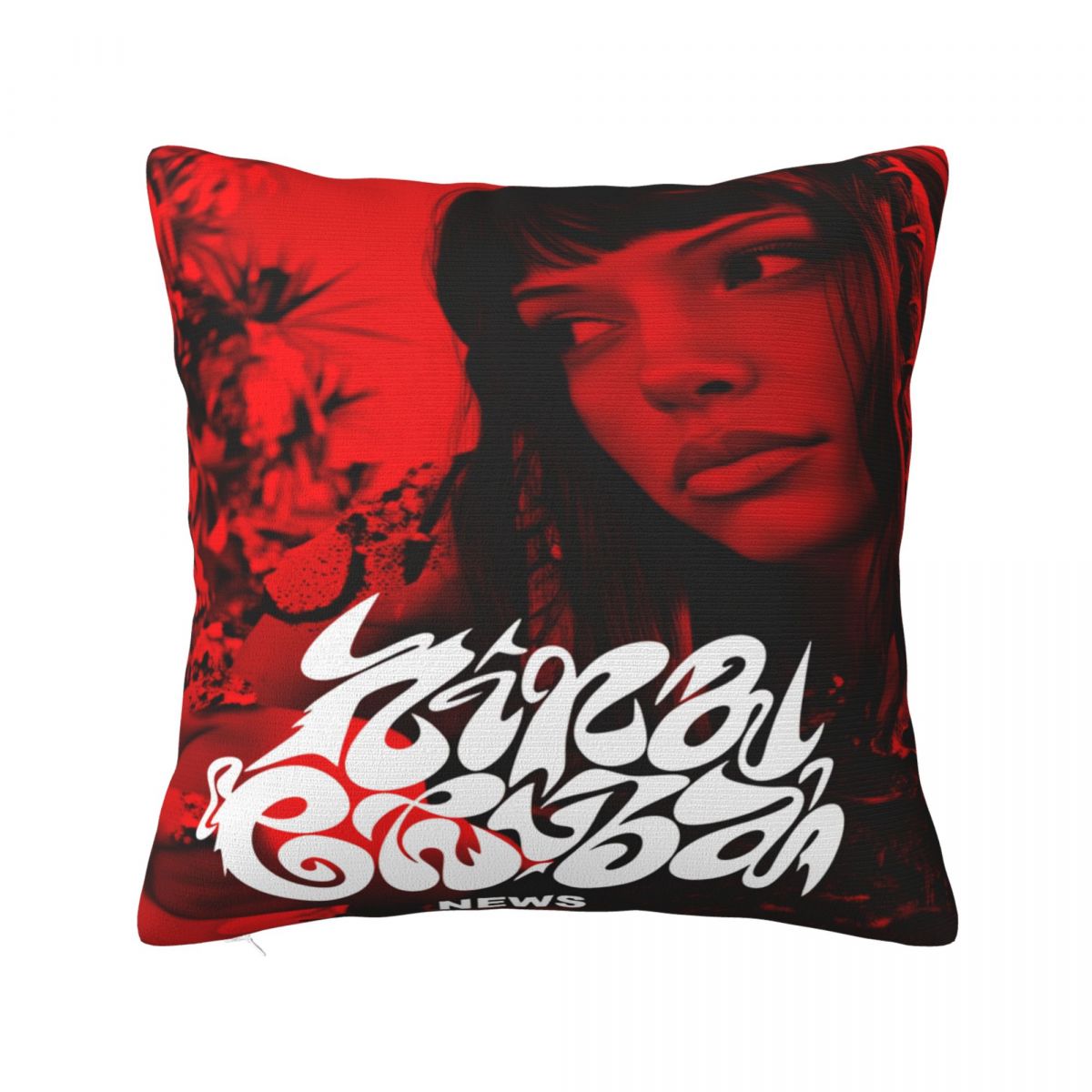 

Nina Chuba Pillow Case Cushion Cover Square Graphic Pillow Cover Retro Trendy Pillowcases For Office Car Home Decorative 12x12Inch