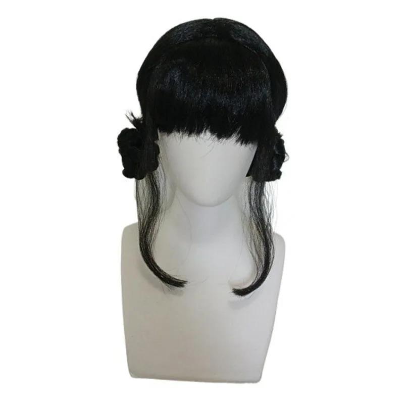 חדש סרט Kpop ילדים בנות קוספליי פאה ציידי שדים שיער ארוך סגול שחור אדום אביזרי קוספליי להאלווין