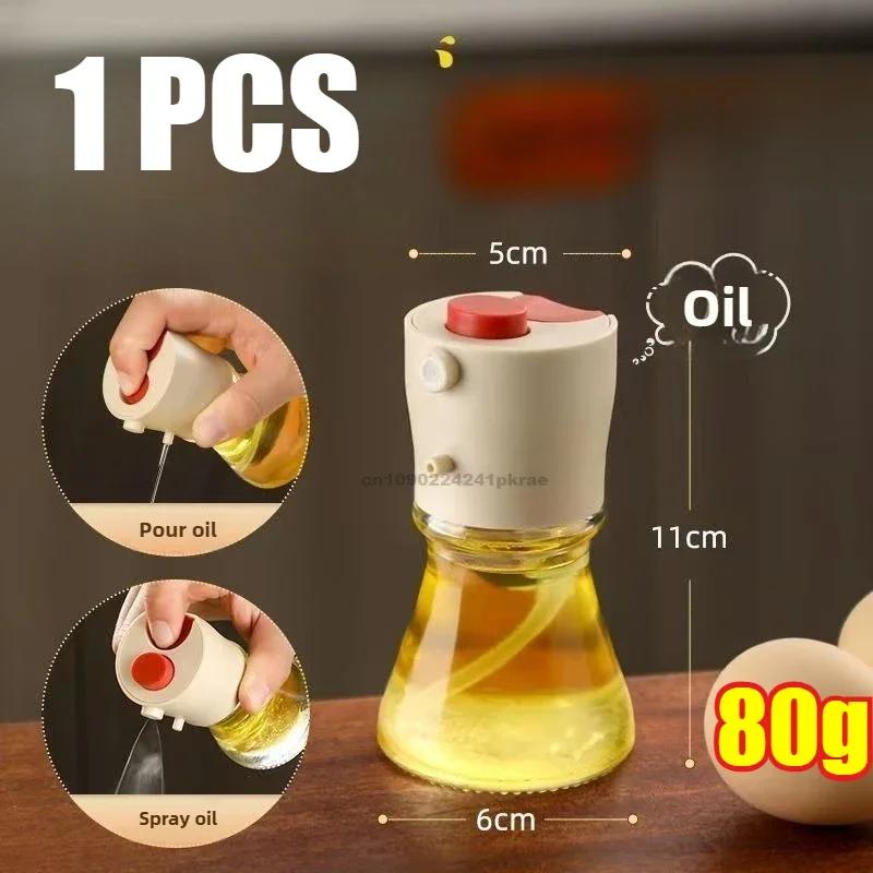 

Mini Glass Oil Spray Bottle Seasoning Bottle for Soy Sauceoil Vinegar Dispenser Spraying &pouring Functions Made of Food-grade