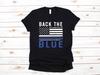 Police Back The Blue USA Flag Law Enforcement Gift | T-Shirt |T-shirt | T-shirt | T-shirt | Tank Top