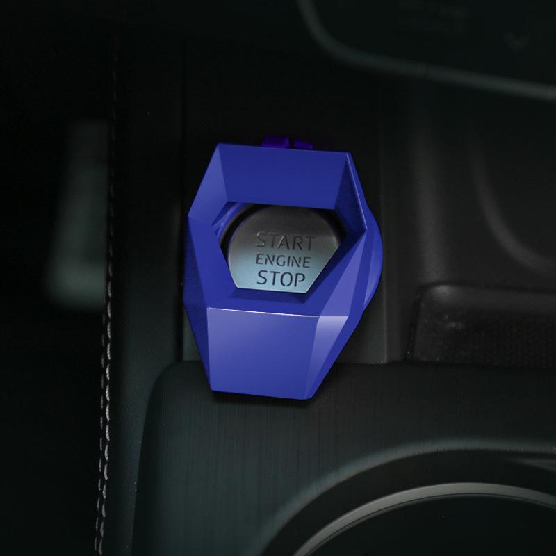 New Car Engine Start Stop Switch Button Cover Decorative Auto Accessories Push Button Sticky Cover Car Interior Car-Styling