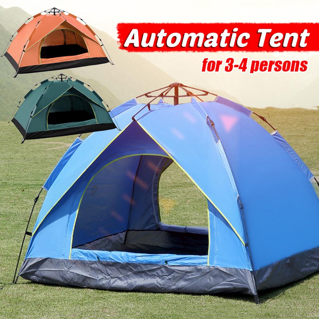 Buy Outdoor Automatic Camping Tent 3-4 