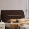 Nordic Style Elastic Bed Head Cover - Full, Removable, Washable, Solid Color, Soft, Dust-Proof Cover
