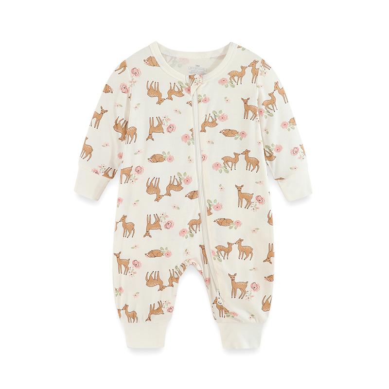 1 Stück Baby Jungen Mädchen modischer langärmliger Reißverschluss-Overall Baumwolle weich Neugeborenen Kleidung