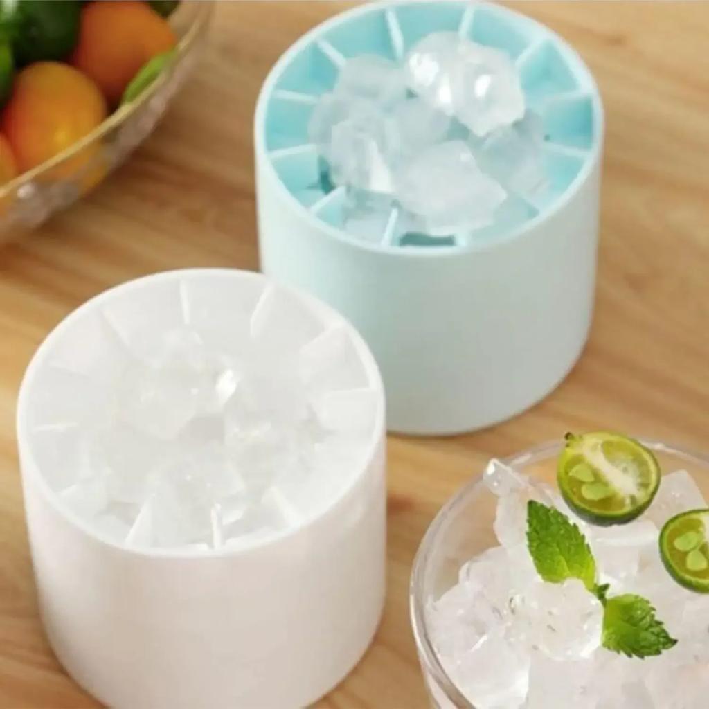 1-4 st 3D Cylinder Isfack Silikon Iskubform Silikon Iskub Ismaskin Kopp Iskopp Ismaskin Isförvaringslåda