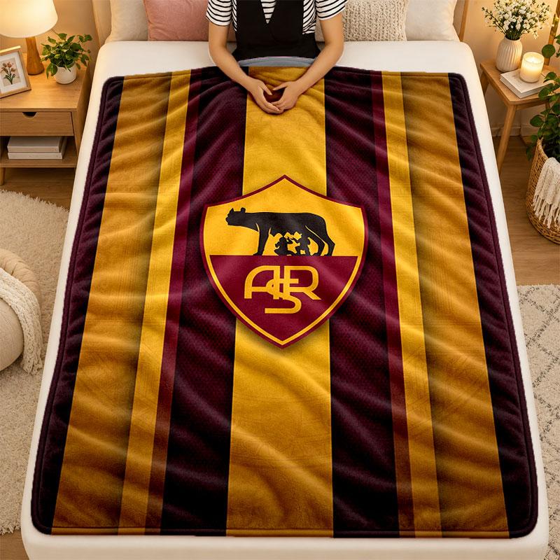 FlanellfiltAS Roma Varm Mjuk Pläd för Inomhus Soffa Säng Vardagsrumsbruk