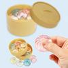 Mini Crystal Dumpling Squishes TPR Steamed Buns Squeeze Ball Sensory Toys Fun Pinching Slow Rebound Stress Relief Gifts