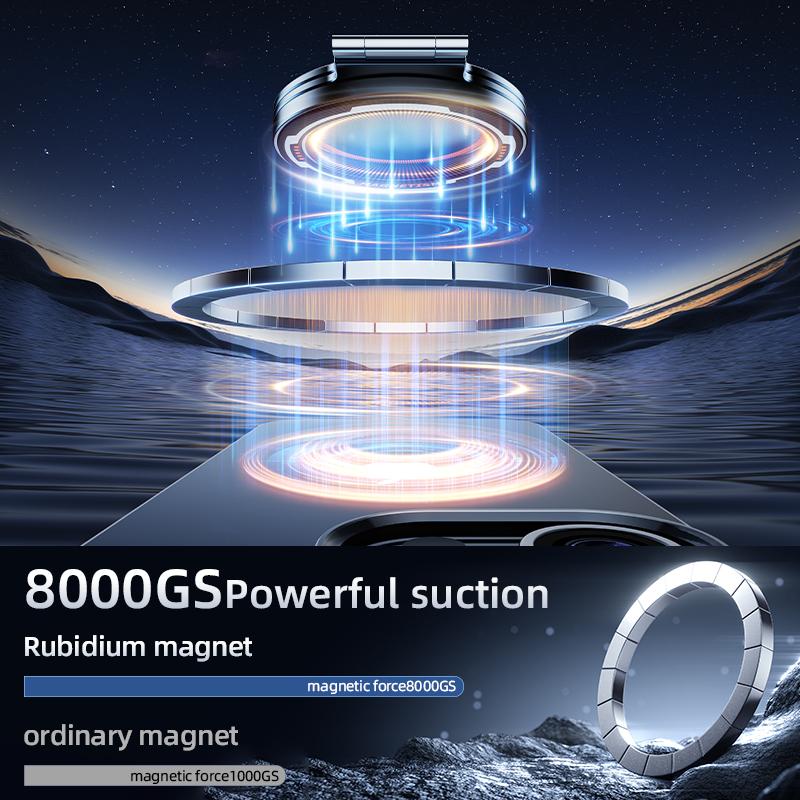 1pc Car Portable Magnetic Phone Holder Travel Essentials 360° Rotation Hands-Free Airplane Phone Mount Seat Phone Stand Durable
