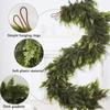 Christmas Pine Needle Rattan Christmas Rattan Ornament Wreath Atmosphere Decoration Realistic Christmas Cedar Garland