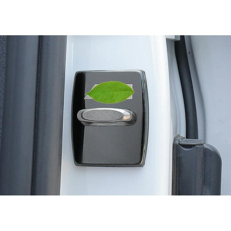 Fit For BMW X5 X6 E70 E71 2008-2013 Black Steel Door Lock Buckle Protection Trim