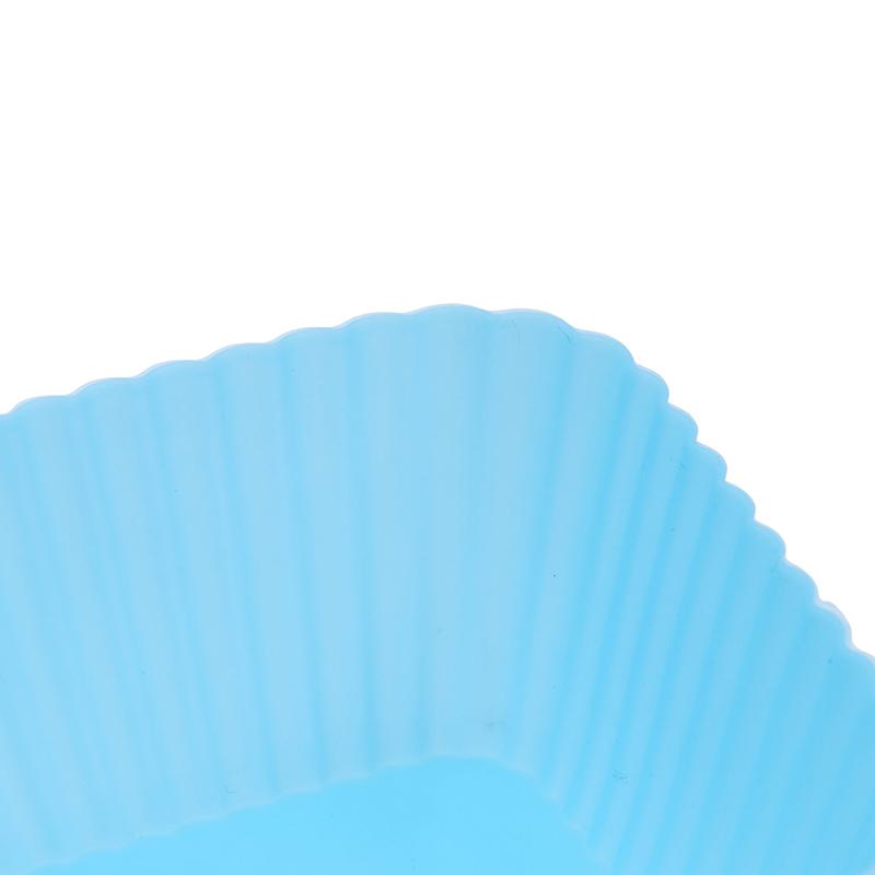 1/6Pcs 7Cm Square Shaped Jelly Pudding Mold Muffin Cake Cup Silicone Molds Kitchen Baking Accessories
