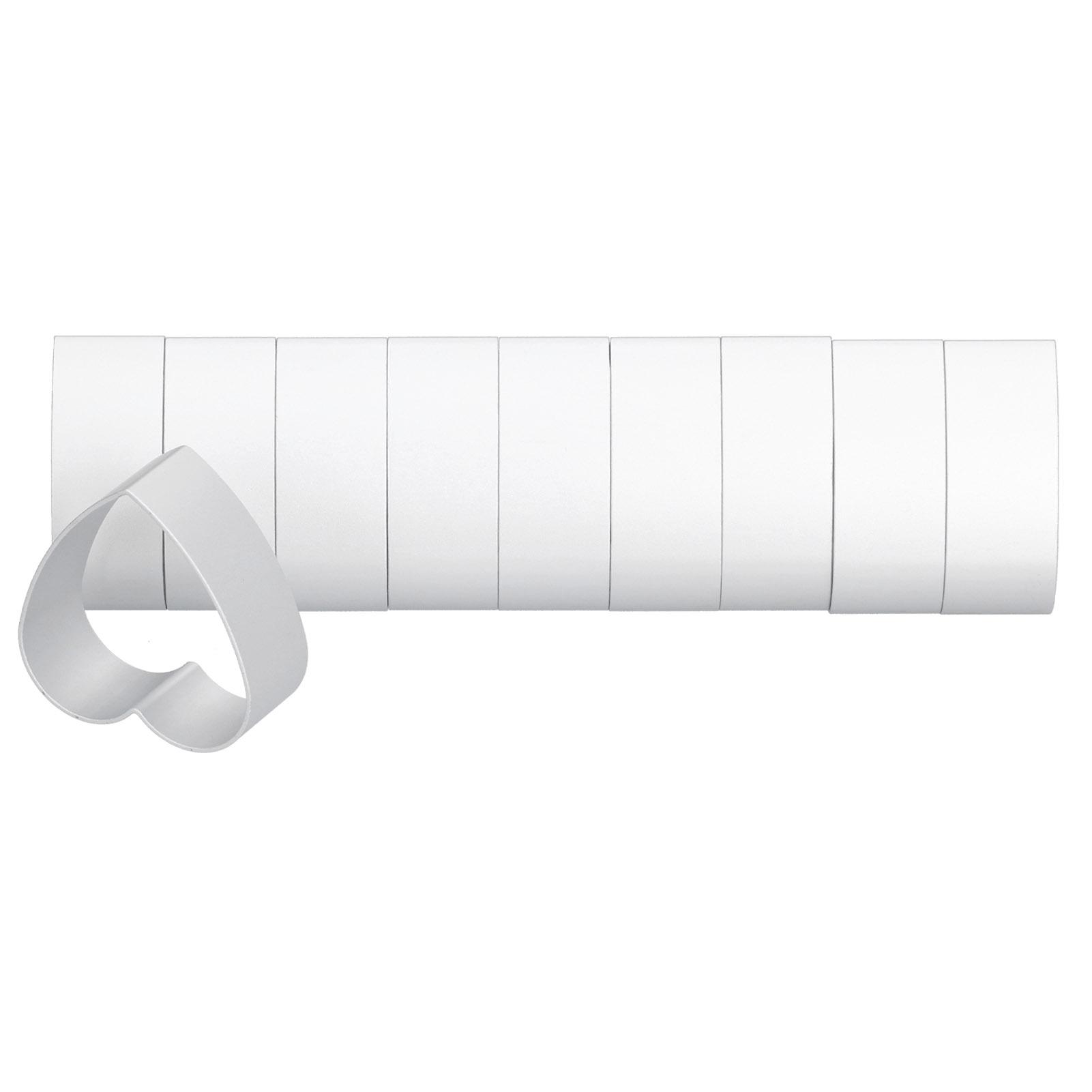 

10Pcs Set Stainless Steel Moon Cake Mold Set Cookies Biscuits Cutter DIY Baking Mold SetHeart Shape