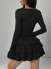 European & American Slimming Women's Long-Sleeve Autumn/Winter Dress