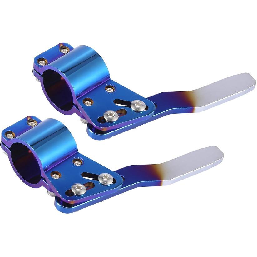 2pcs Car Turn Signal Extension Steering Wheel Extension Turn Rod Position Up Kit Rod Extension Grilled Blue Replace Parts