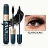 4D Mascara Double Effect Lengthen Curling Thick Eyelash Extension Long Lasting Silk Fiber Eye Lashes Makeup Mascara Cosmetics