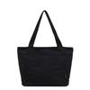 Korean Style Solid Color Canvas Tote Bag - Lightweight, Simple Design, Niche Handbag, Large Capacity Shoulder Bag