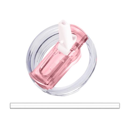 Flip Straw Lid for 40 Oz Tumbler Leak Proof Replacement BPA-Free Reusable Cup Lid for Water Juice Milk Tea