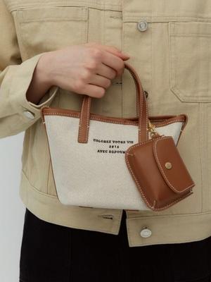 DEPOUND Leather Multi Case Bag Charm - Camel