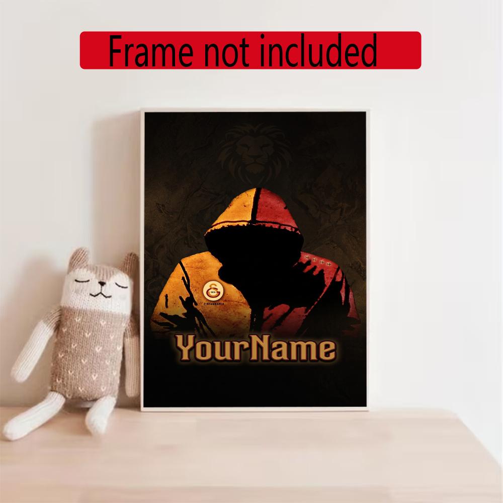 Galatasaray Personalized Name Round Diamond Painting Kit Diamond Embroidery Painting Rhinestones Mosaic Frameless Handwork Decoration Arts