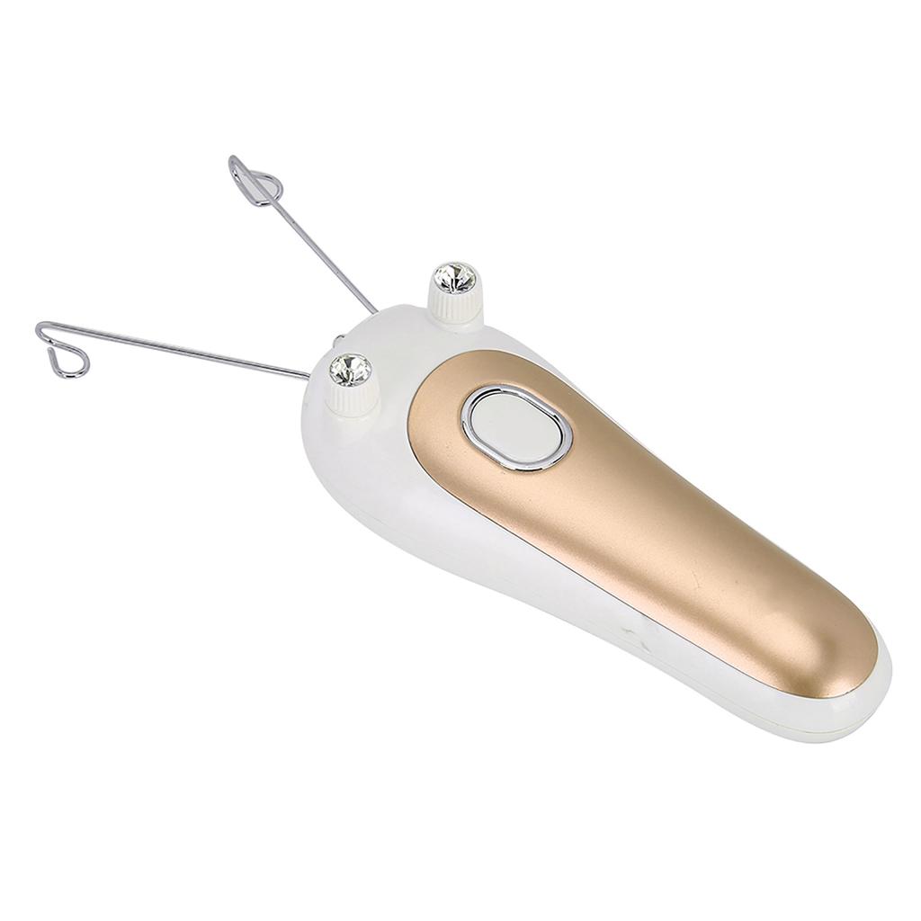 Electric Threading Epilator Physical Threader Hair Remover for Face Arm Leg UseGold