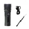 Aluminum Alloy Flashlight Rechargeable Portable, Strong Light, Variable Focus Flashlight Outdoor Multi-functional Fishing Light
