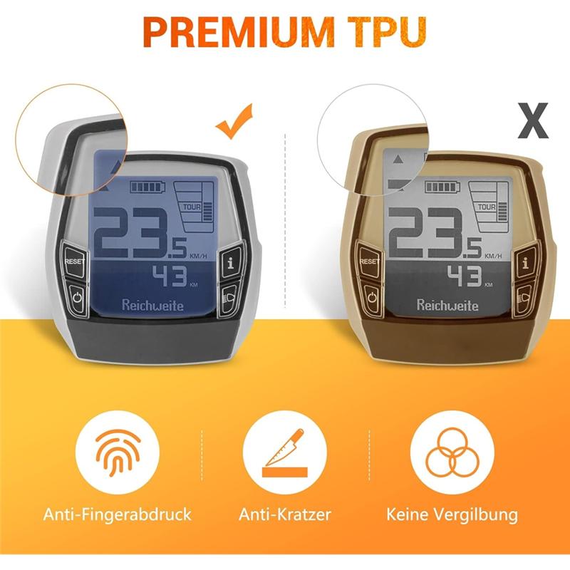 A79E-E-Bike Screen Protector 2Pcs For Intuvia E Bike Accessories Protective Case For Speedometer прозрачный